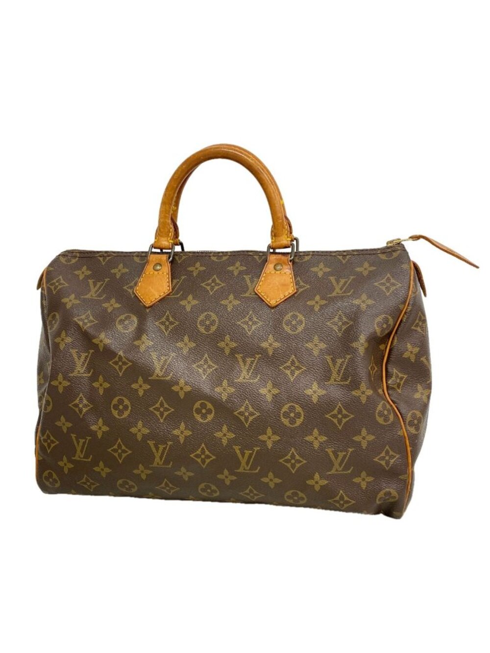 Louis Vuitton Handbag Monogram Speedy 35 Brown